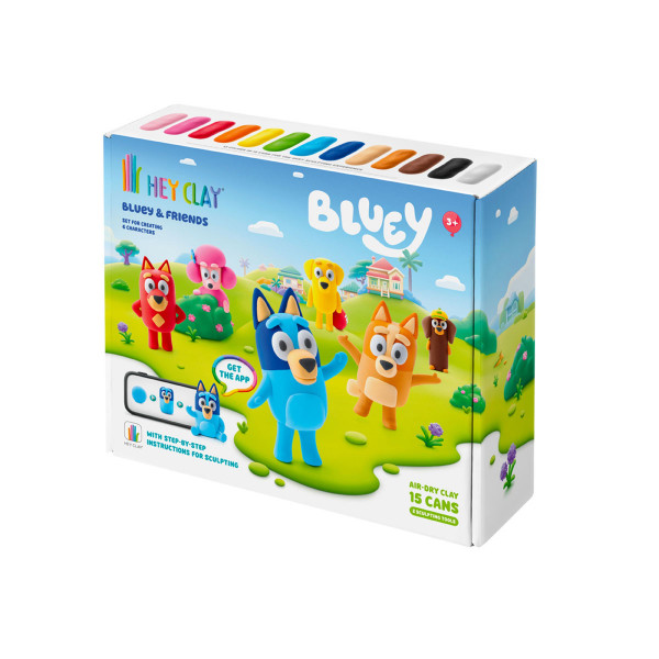 Сет за изработка со глина Bluey & Friends 