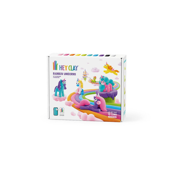 Сет за изработка со глина Rainbow Unicorns 