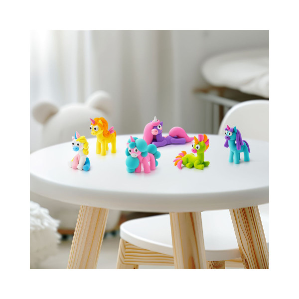 Сет за изработка со глина Rainbow Unicorns 