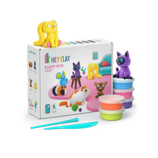 Сет за изработка со глина Fluffy Pets 