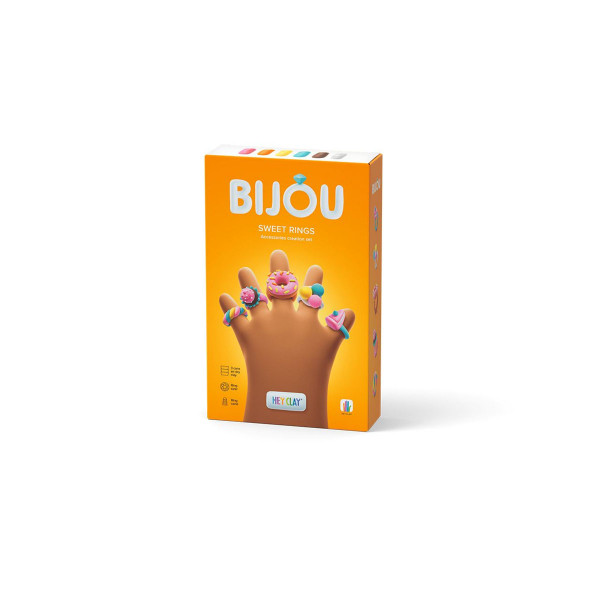 Сет за изработка со глина Bijou Sweet Rings 