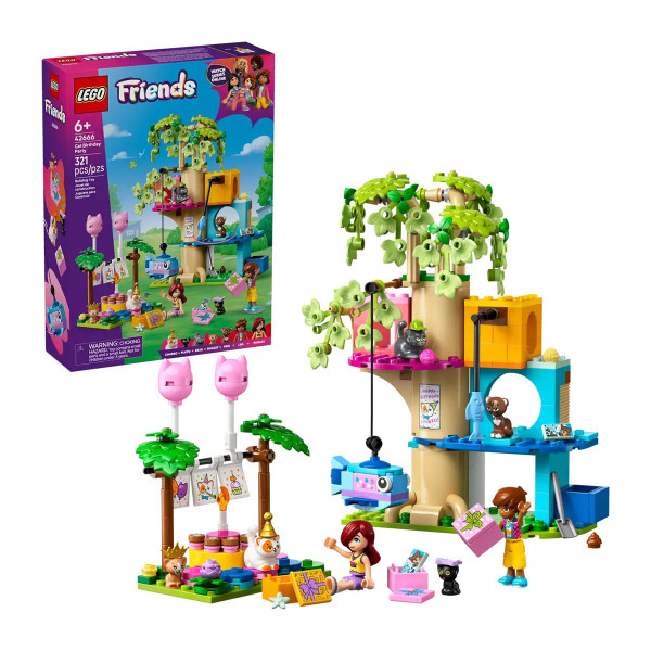 LEGO коцки, Friends, Cat Birthday Party & Tree House 