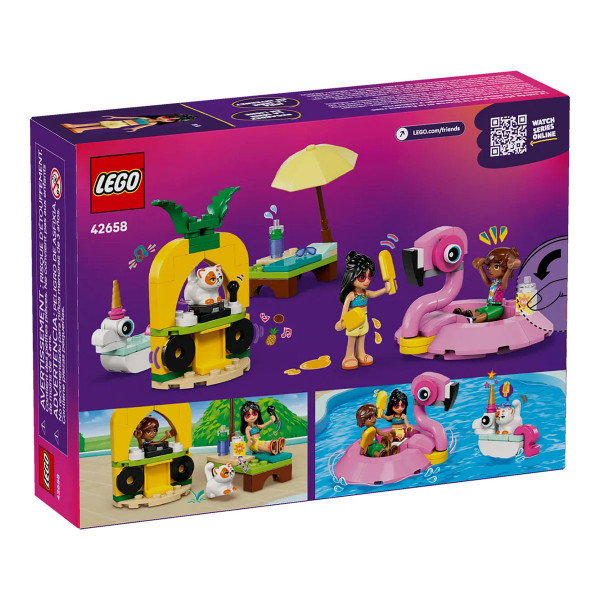 LEGO коцки, Friends, Unicorn & Flamingo Pool Party