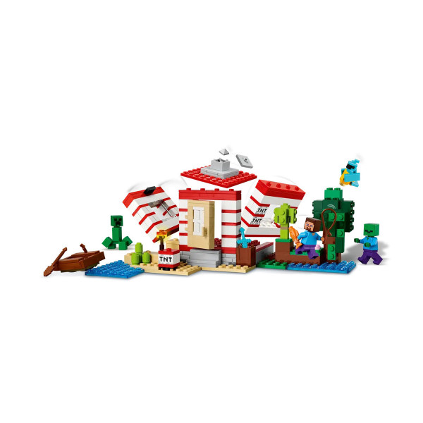 LEGO коцки, Minecraft, The TNT Jungle House 