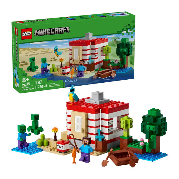 LEGO коцки, Minecraft, The TNT Jungle House 