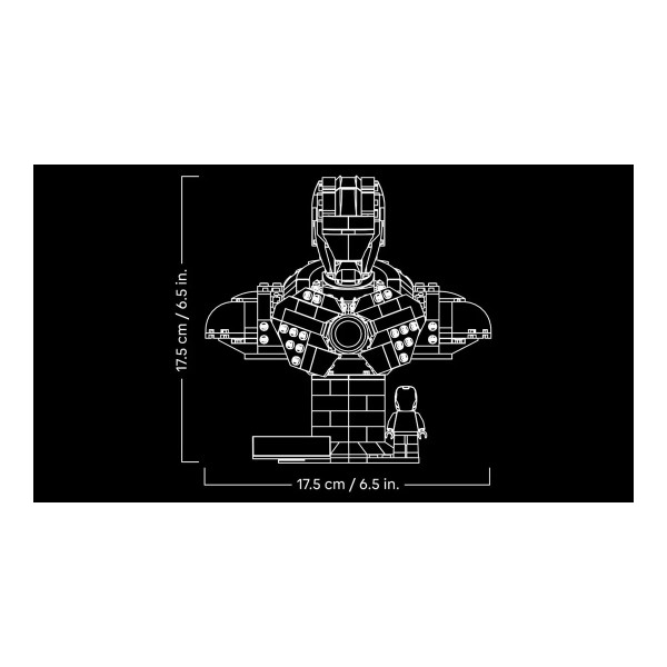 LEGO коцки, Marvel, Iron Man MK4 Bust 