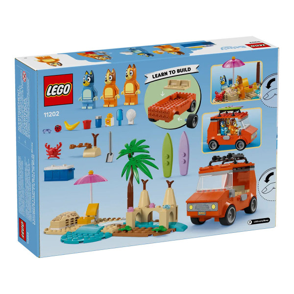 LEGO коцки, Bluey, Bluey's Beach & Family Car Trip 