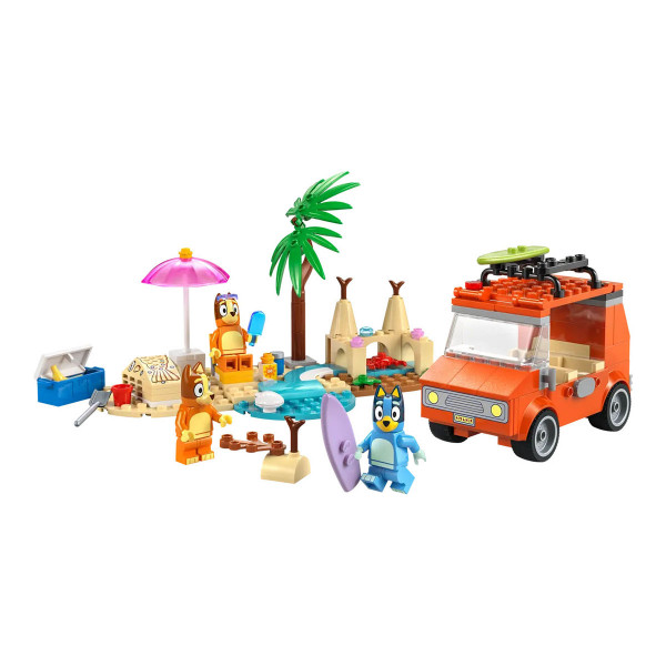 LEGO коцки, Bluey, Bluey's Beach & Family Car Trip 