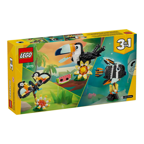 LEGO коцки, Creator 3in1, Wild Animals: Tropical Toucan 