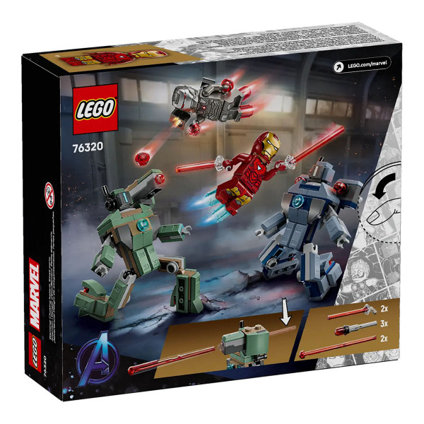 LEGO коцки, Marvel, Iron Man & War Machine vs. Hammer Drones 