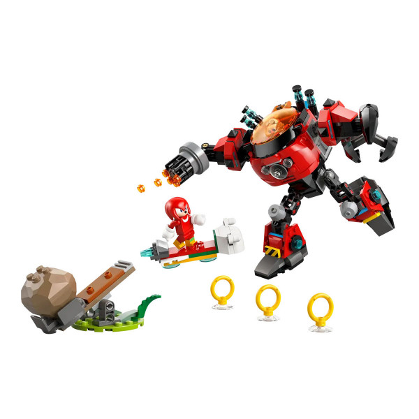 LEGO коцки, Sonic The Hedgehog, Knuckles vs. Dr. Eggman Egg Crusher Mech 