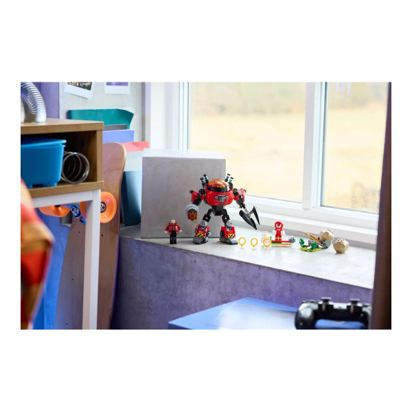 LEGO коцки, Sonic The Hedgehog, Knuckles vs. Dr. Eggman Egg Crusher Mech 