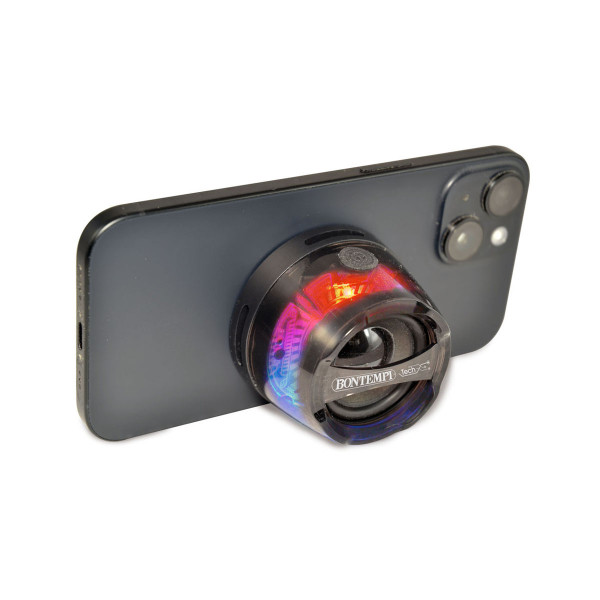 Магнетен мини безжичен звучник со RGB светла 