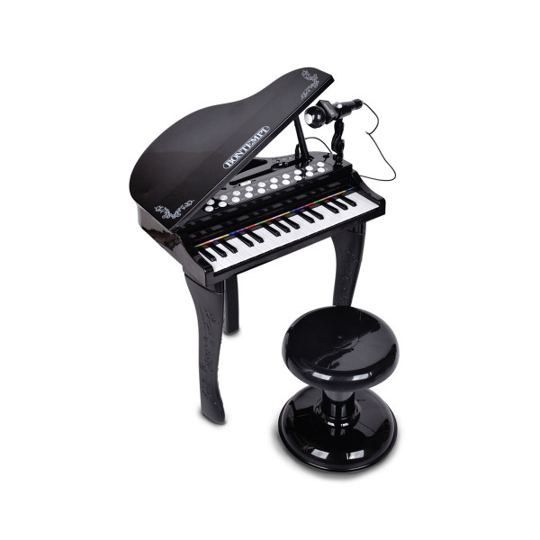 Електронско гранд пијано со столче и микрофон 