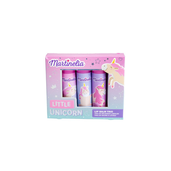 Сет од 3 балзами за усни, Little Unicorn 