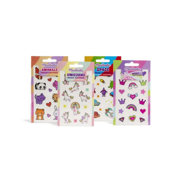 Детски тетоважи, Magic Tattoos - Animals/Unicorns/Space/Super Girl 