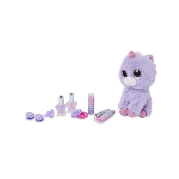 Сет детски шминки и аксесоари + плишана играчка, Little Unicorn 