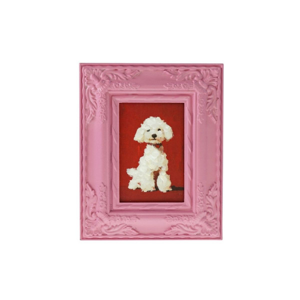 Слика во рамка, Art Gallery Collection: White Poodle, 20 x 25 cm 