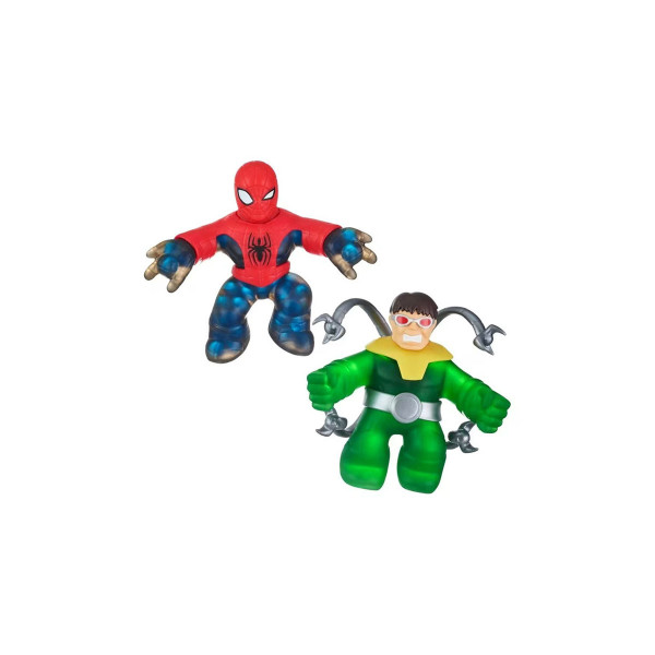 Сет од 2 растегливи мини фигури, Goo Jit Zu Minis: Marvel - Spider-Man vs Dr. Oc 