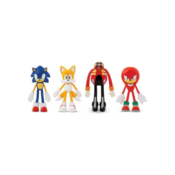 Растеглива фигура, Bend-Ems - Sonic The Hedgehog, 12 cm, 4 модели 