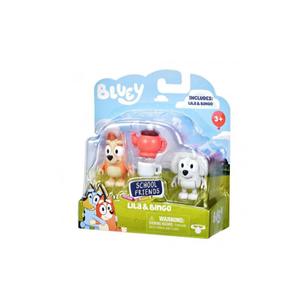 Сет фигури, Bluey: School Friends - Lila & Bingo 