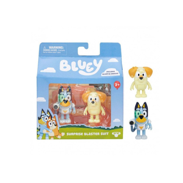 Сет фигури, Bluey: School Friends - Fairytale/Surprise Blaster Suit 