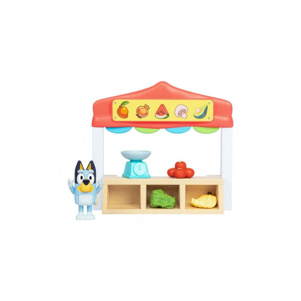 Мини сет за игра, Bluey: Farmers Market Playset 