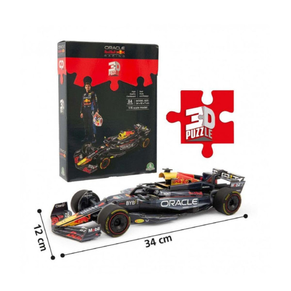 3D сложувалка, GP Sport - Red Bull F1 Vehicle, 1:15, 84 парчиња 