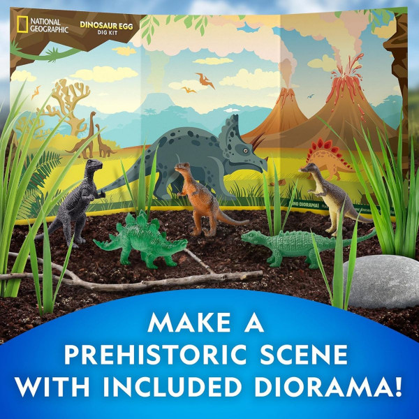 СТЕМ сет, National Geographic - Dino Egg Dig Kits 