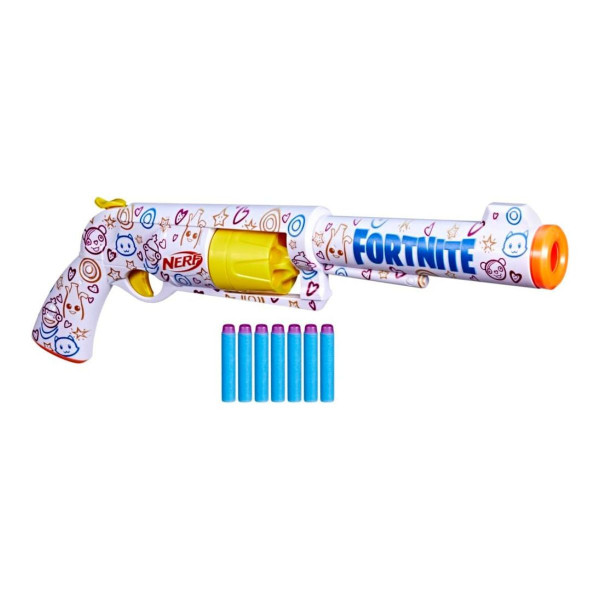 Пиштол со мека муниција Nerf Fortnite Frenz 4 Ever Dart Blaster 