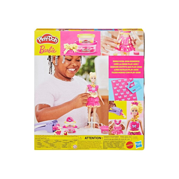 Сет за игра, Play-Doh: Barbie Designer - Ruffles & Bows 
