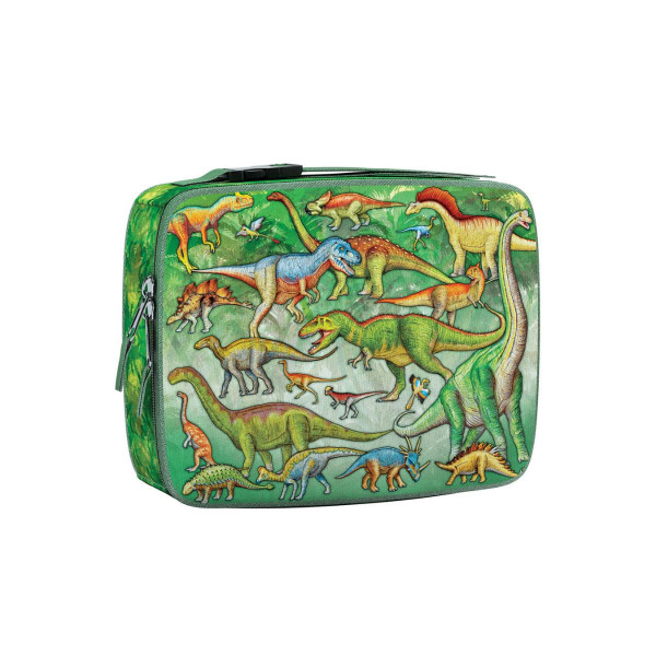 Сложувалка во торбичка за ужинка, Dinosaurs, 100 парчиња 
