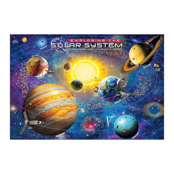 Сложувалка во торбичка за ужинка, The Solar System, 100 парчиња 