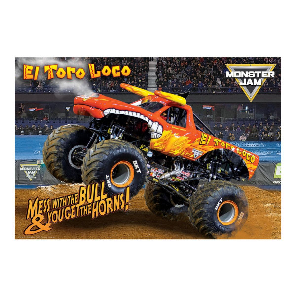 Сложувалка во торбичка за ужинка, Monster Jam: El Toro Loco, 100 парчиња 