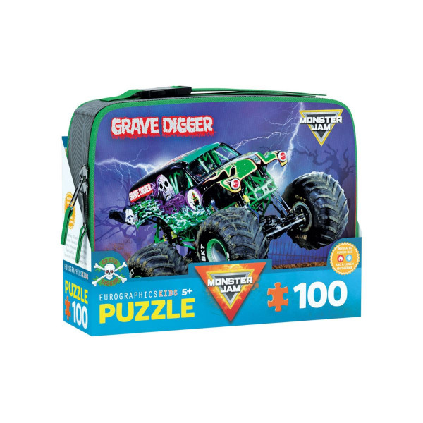 Сложувалка во торбичка за ужинка, Monster Jam: Grave Digger, 100 парчиња 