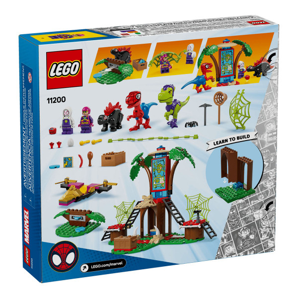 LEGO коцки, Marvel, Spidey and Gobby's Raptor Battle at Tree House HQ 