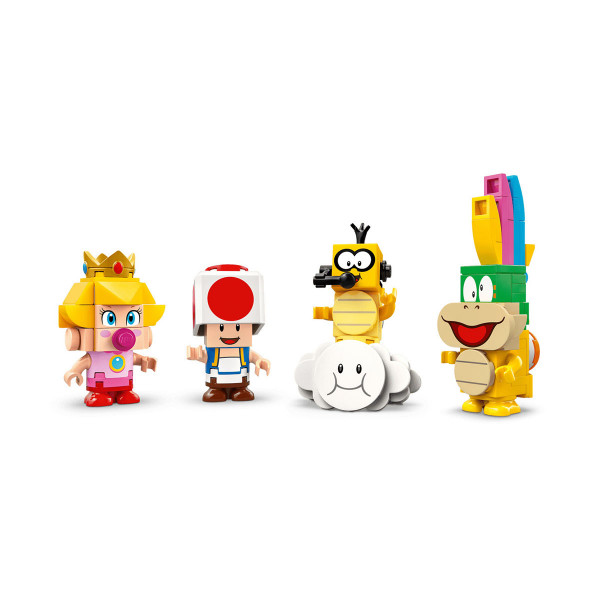 LEGO коцки, Super Mario, Mario Kart – Baby Peach & Grand Prix Set 