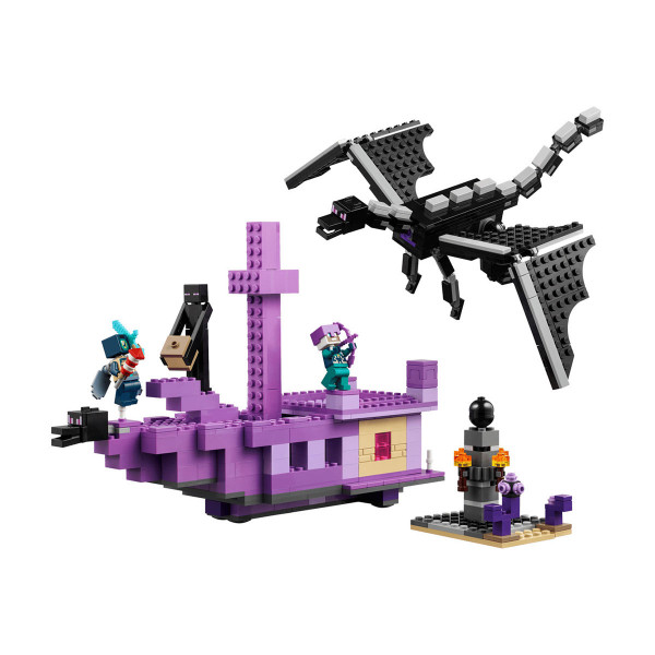 LEGO коцки, Minecraft, The Ender Dragon and End Ship 