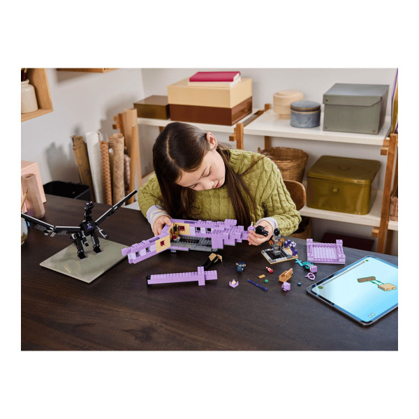 LEGO коцки, Minecraft, The Ender Dragon and End Ship 