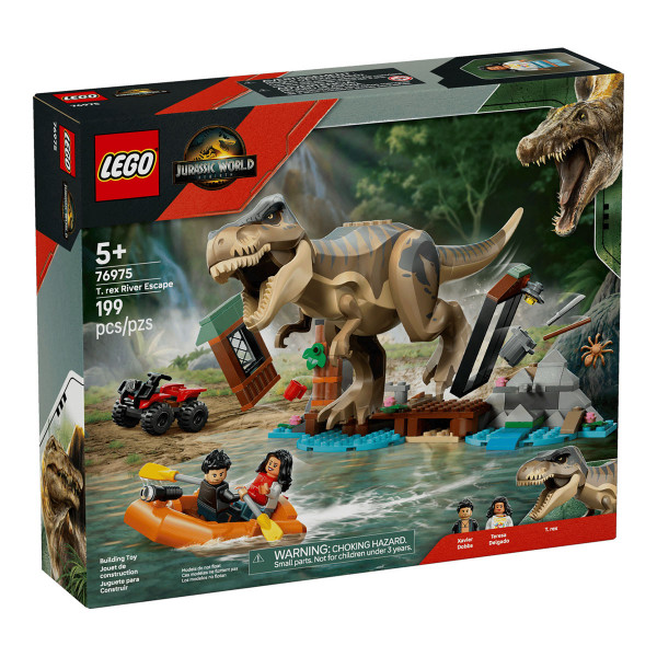 LEGO коцки, Jurassic World, T. rex River Escape 