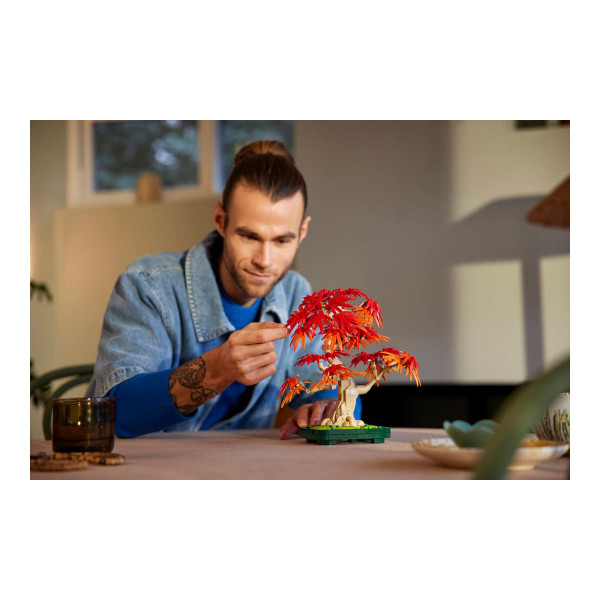 LEGO коцки, The Botanical Collection, Japanese Red Maple Bonsai Tree 
