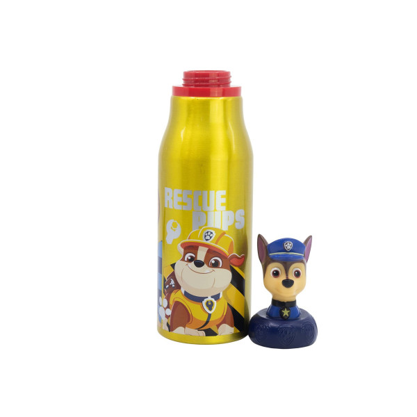 Алуминиумско шише за вода со 3D фигура, Paw Patrol - Chase, 690ml 