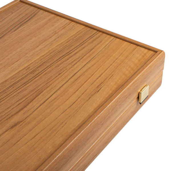 Сет за табла, Premium Leatherette Olive Green 