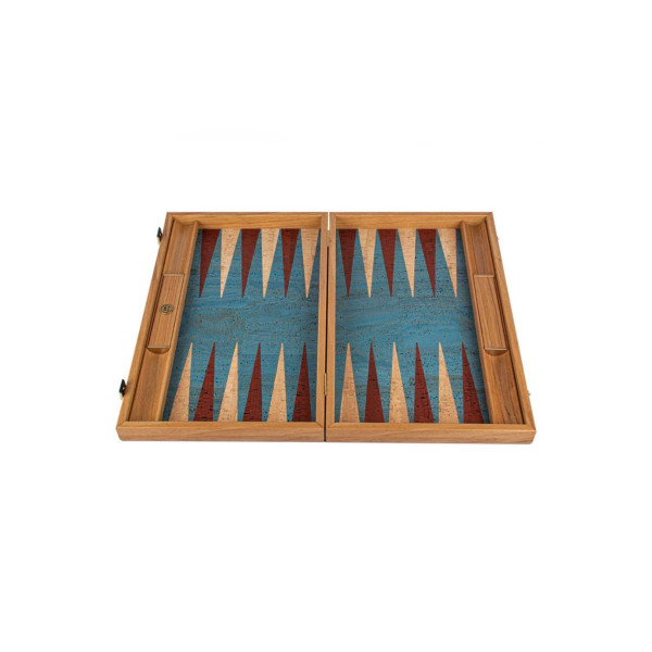 Сет за табла, Premium Handcrafted Turquoise Natural Cork 