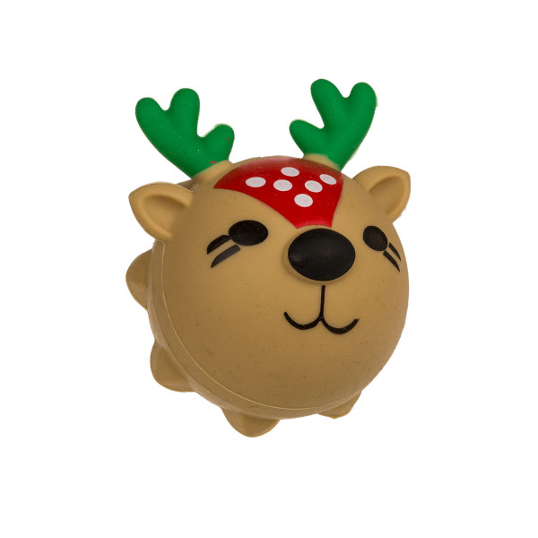 Анти-стрес топче со LED, Xmas Squeeze Pops, 3 дизајни 