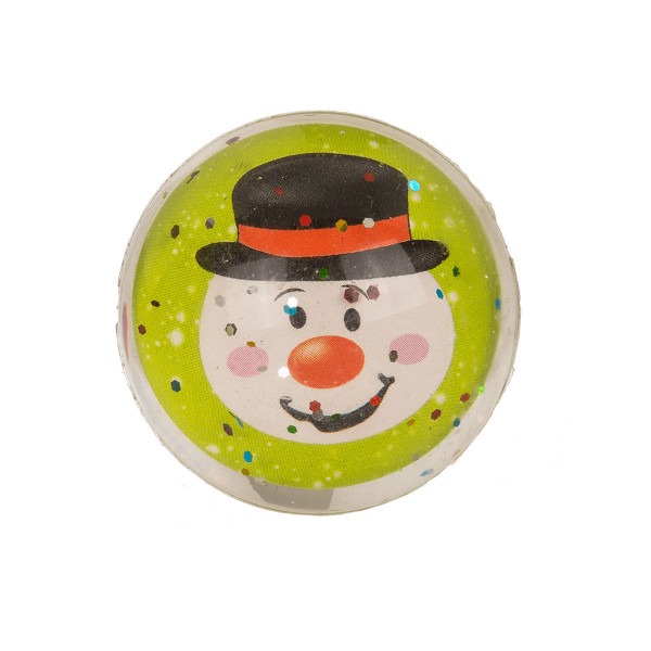 Гумено топче со глитер, Joyful Xmas Jumpers, 4 дизајни 