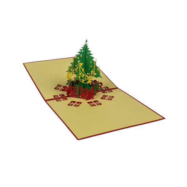 Новогодишна честитка 3D, 3 дизајни 