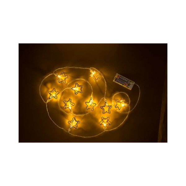 10 LED ламбички - 3D Ѕвезди 