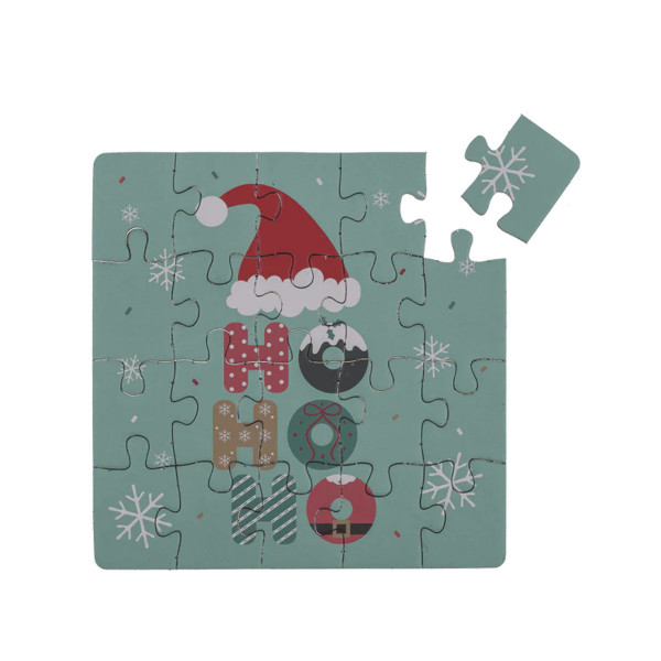 Новогодишна честитка - сложувалка X-Mas, 4 дизајни 