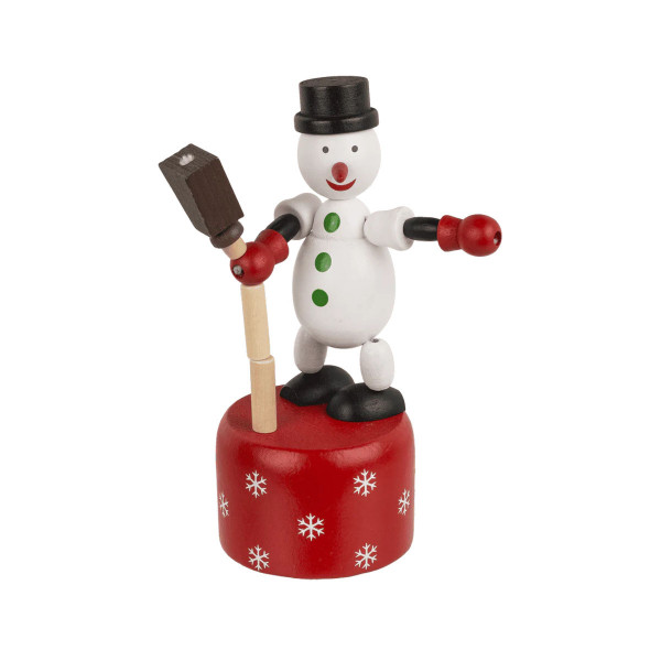 Дрвена фигура, Christmas Wooden Pushing Puppet, 3 дизајни 